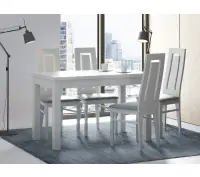MERSO HD stół biały proste nogi 100x200-250 laminat